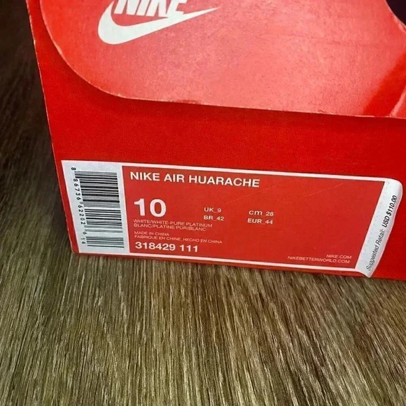 Mens Nike Air Huarache 318429-111 - 10 - Picture 2 of 9